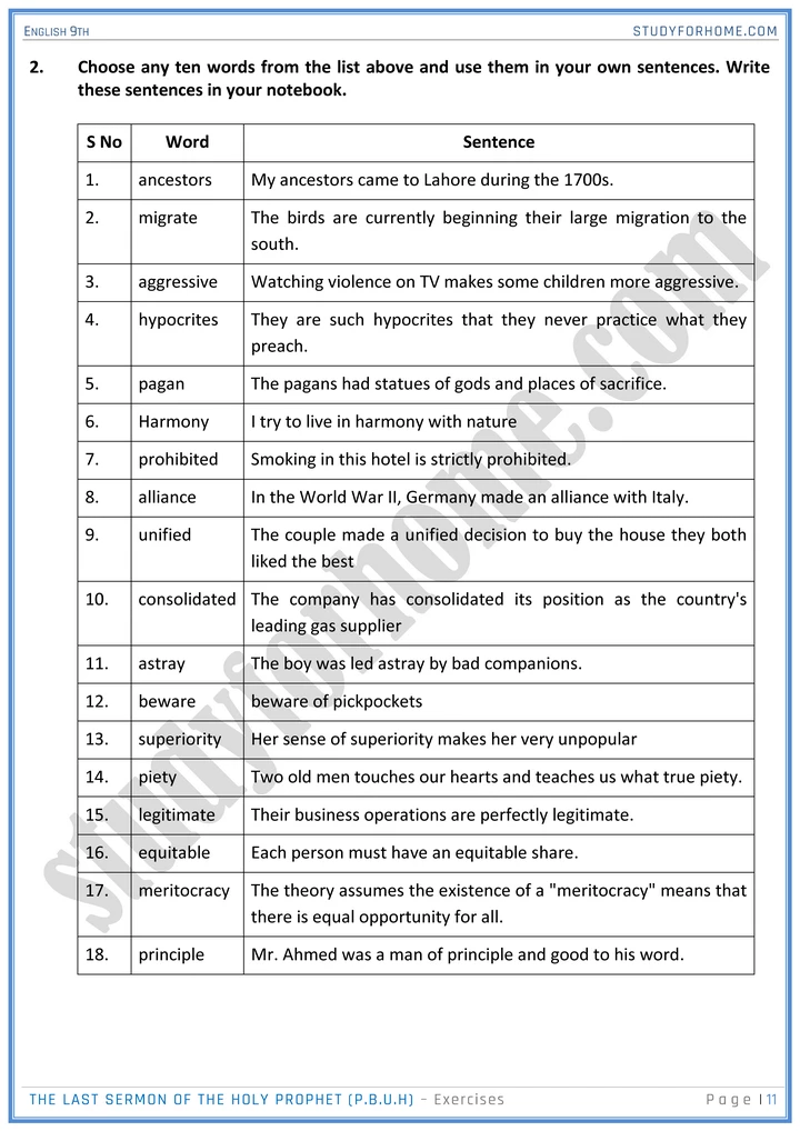 ethics character building solved book exercises english 9th 2