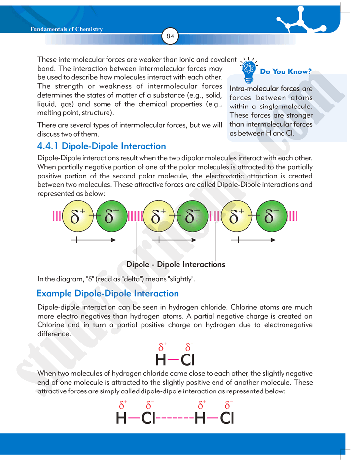 Chemical Bonding - Chapter 4 - Chemistry 9th Text Book