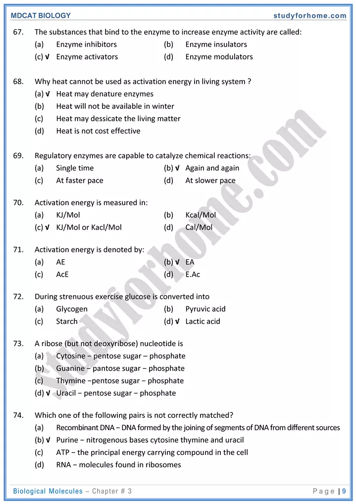 mdcat-biology-chapter-3-biological-molecules-online-mcqs-test-9