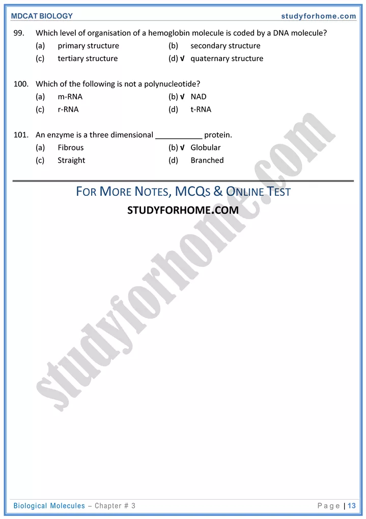 mdcat-biology-chapter-3-biological-molecules-online-mcqs-test-13