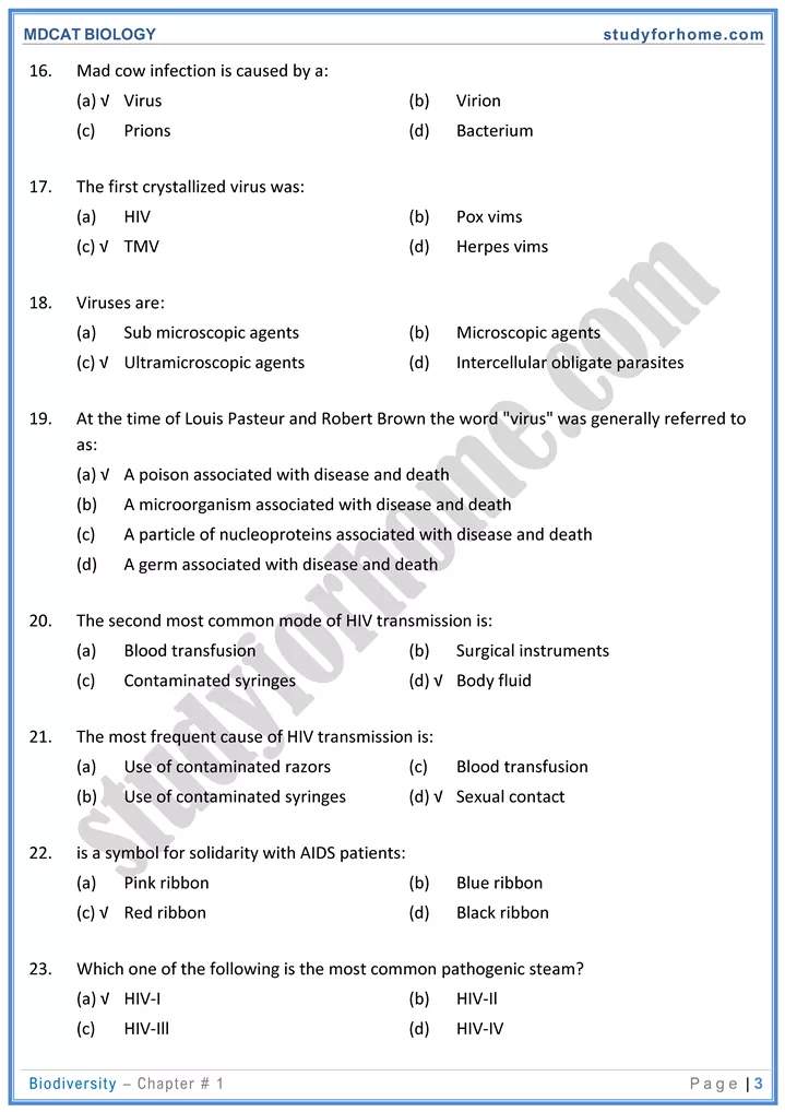 mdcat-biology-chapter-1-biodiversity-online-mcqs-test-3