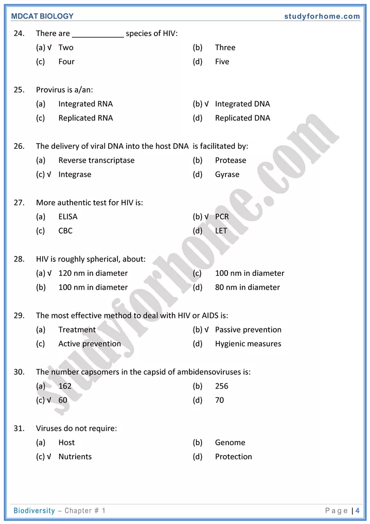 mdcat-biology-chapter-1-biodiversity-online-mcqs-test-4