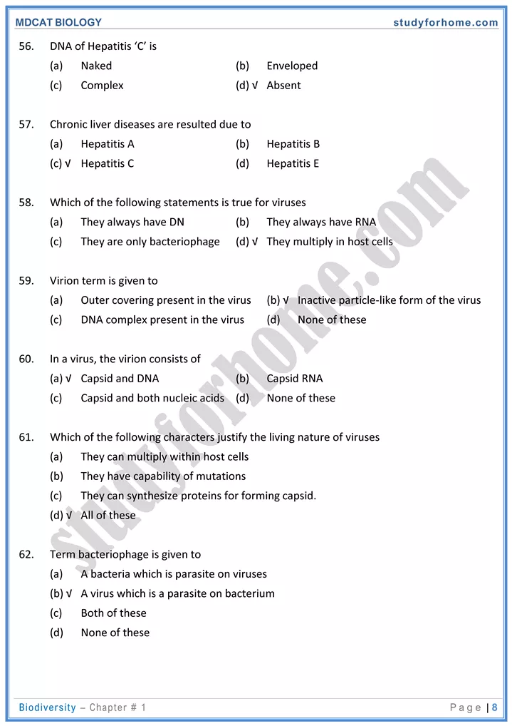 mdcat-biology-chapter-1-biodiversity-online-mcqs-test-8