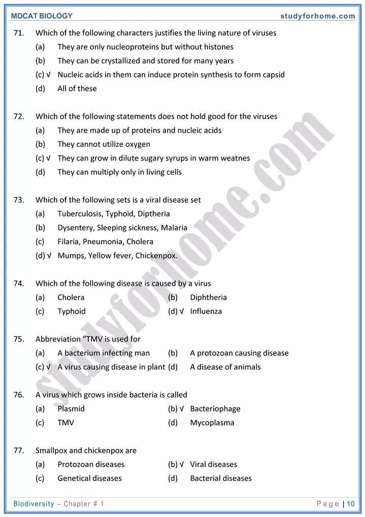 mdcat-biology-chapter-1-biodiversity-online-mcqs-test-10