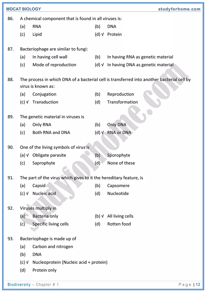 mdcat-biology-chapter-1-biodiversity-online-mcqs-test-12