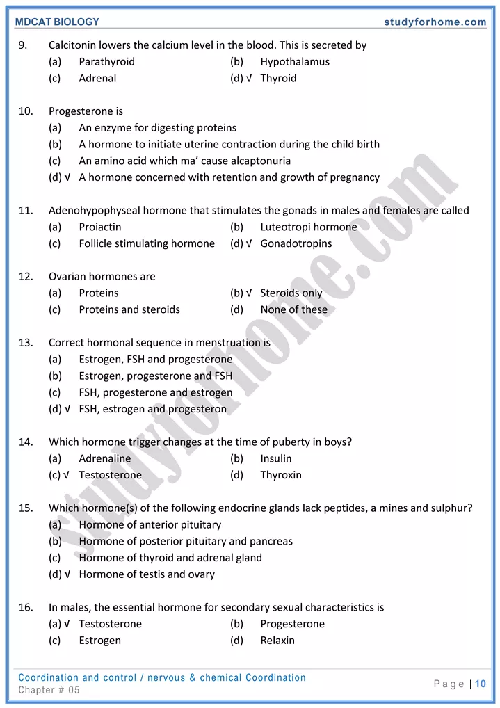 mdcat-biology-chapter-5-coordination-and-control-online-mcqs-test-10