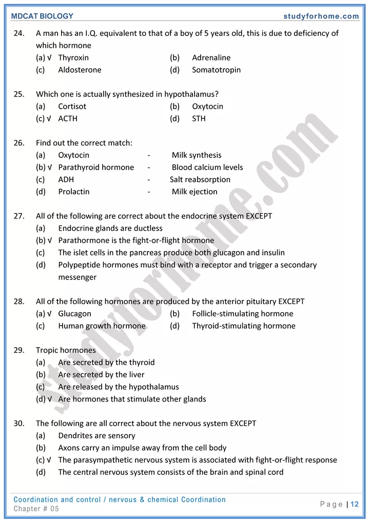 mdcat-biology-chapter-5-coordination-and-control-online-mcqs-test-12