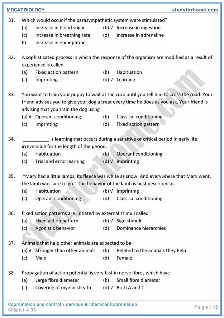 mdcat-biology-chapter-5-coordination-and-control-online-mcqs-test-13