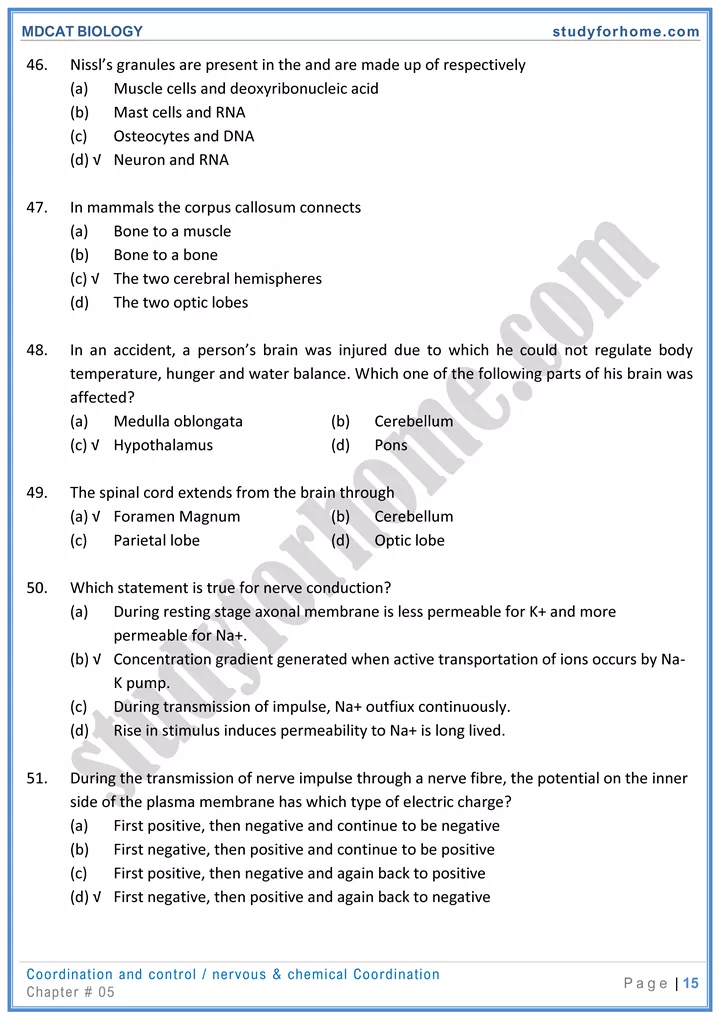 mdcat-biology-chapter-5-coordination-and-control-online-mcqs-test-15