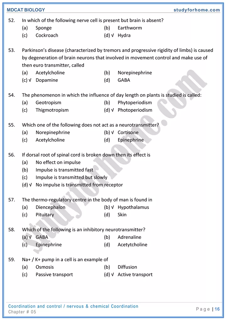 mdcat-biology-chapter-5-coordination-and-control-online-mcqs-test-16