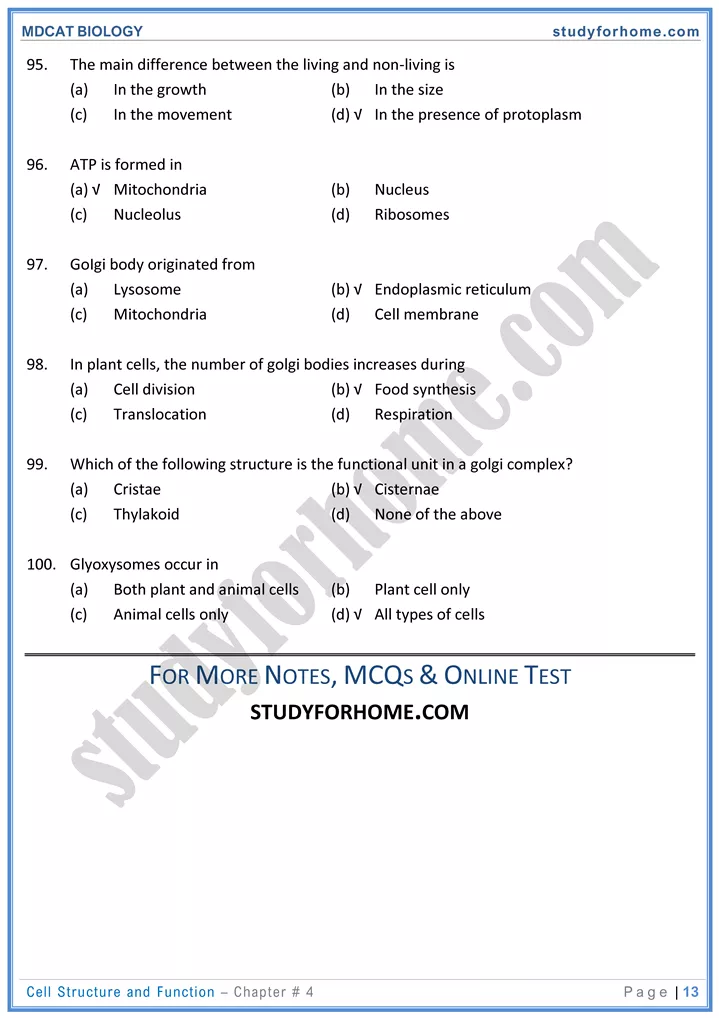 mdcat-biology-chapter-4-cell-structure-and-function-online-mcqs-test-13