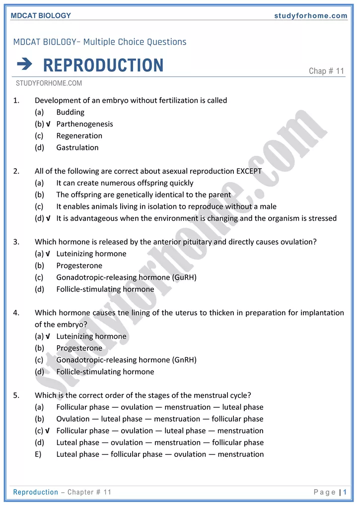 chap 11 reproduction biology mdcat 01