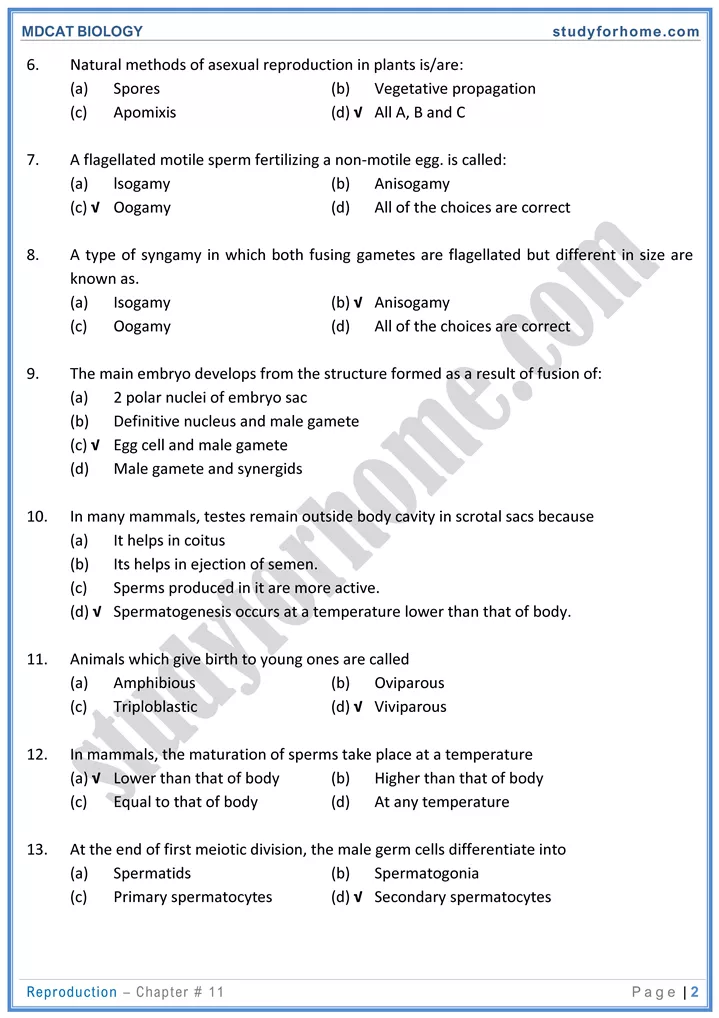 chap 11 reproduction biology mdcat 02