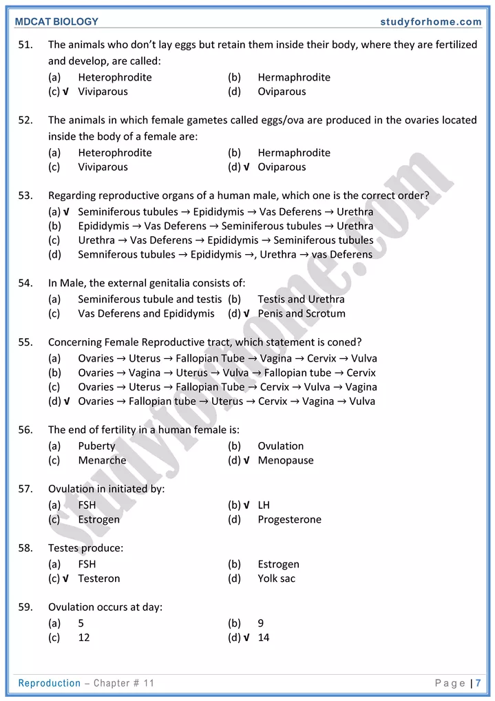 chap 11 reproduction biology mdcat 07