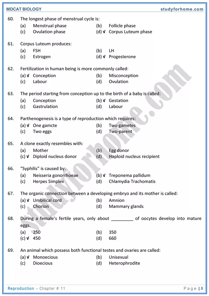 chap 11 reproduction biology mdcat 08