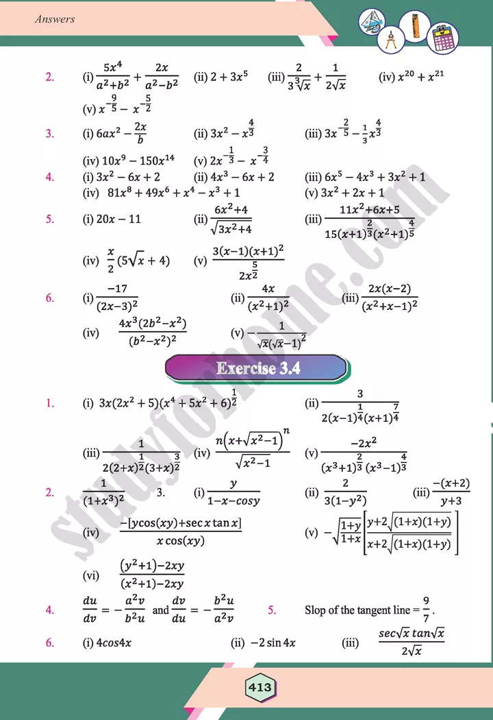 chapter answers maths 12th 05