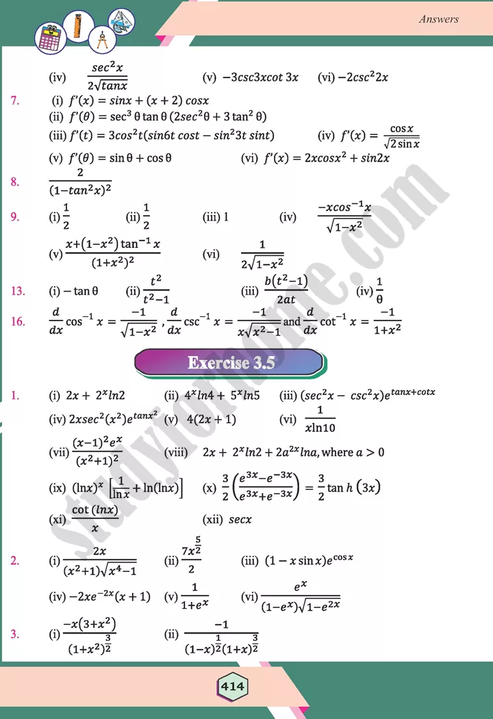 chapter answers maths 12th 06