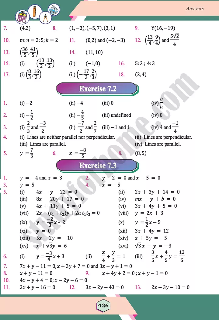 chapter answers maths 12th 18