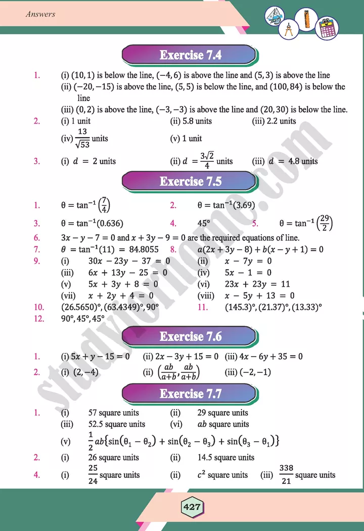 chapter answers maths 12th 19