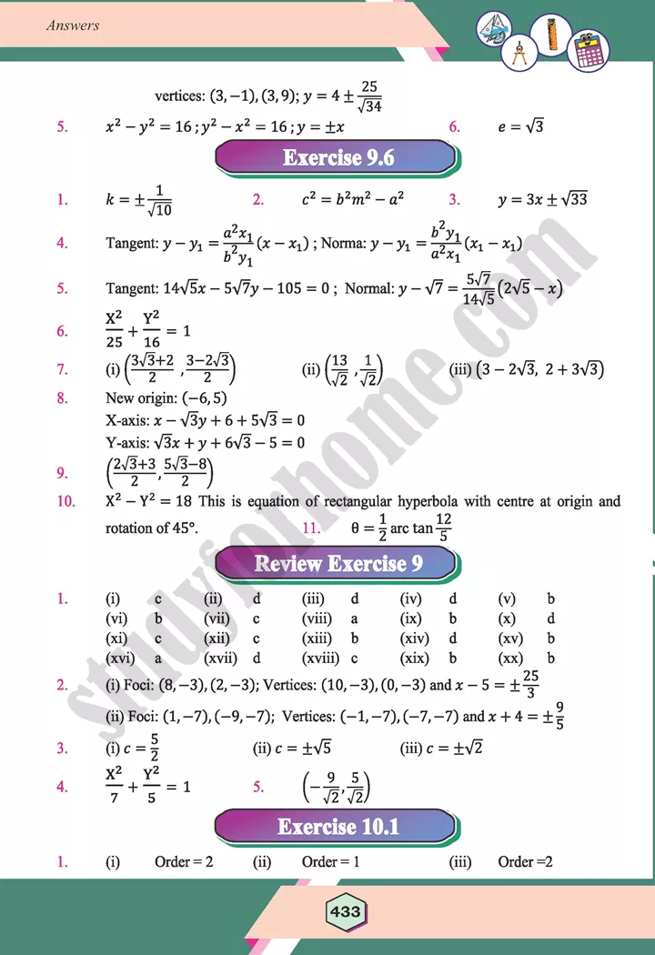 chapter answers maths 12th 25