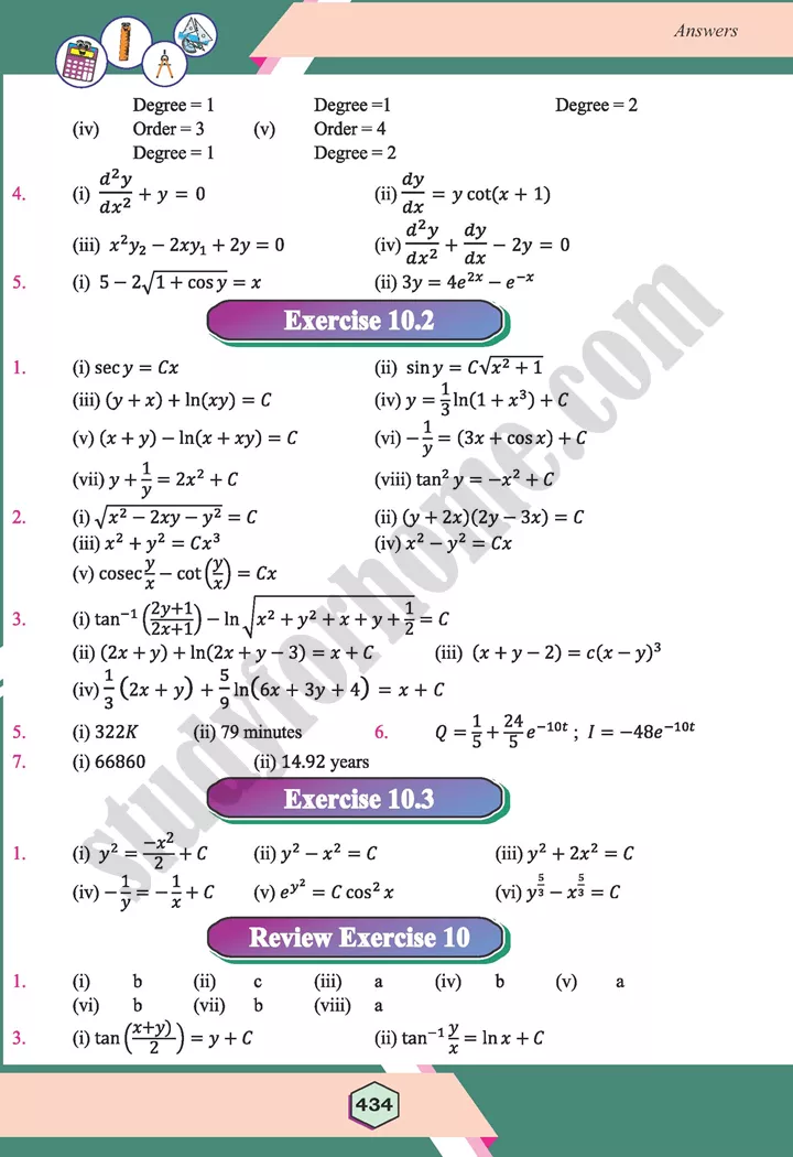 chapter answers maths 12th 26