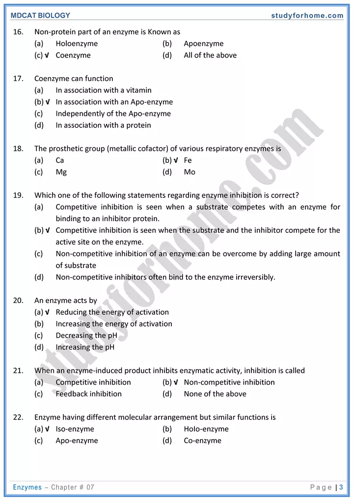 mdcat-biology-chapter-7-enzymes-online-mcqs-test-3