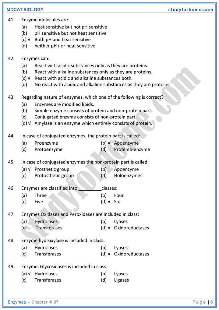 mdcat-biology-chapter-7-enzymes-online-mcqs-test-6