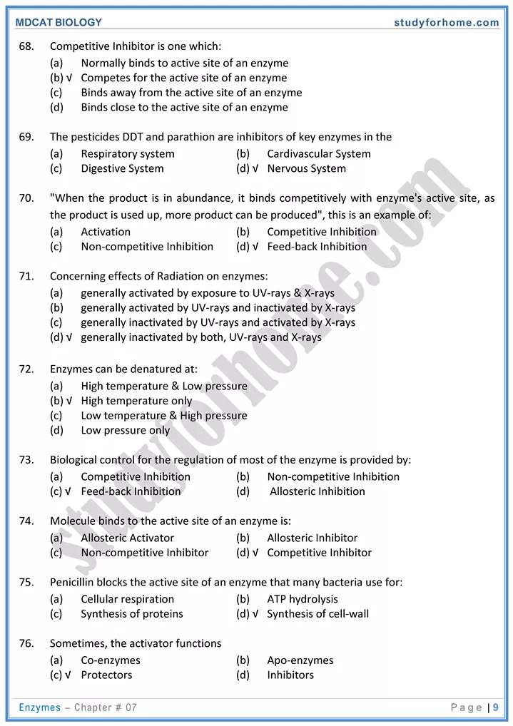 mdcat-biology-chapter-7-enzymes-online-mcqs-test-9