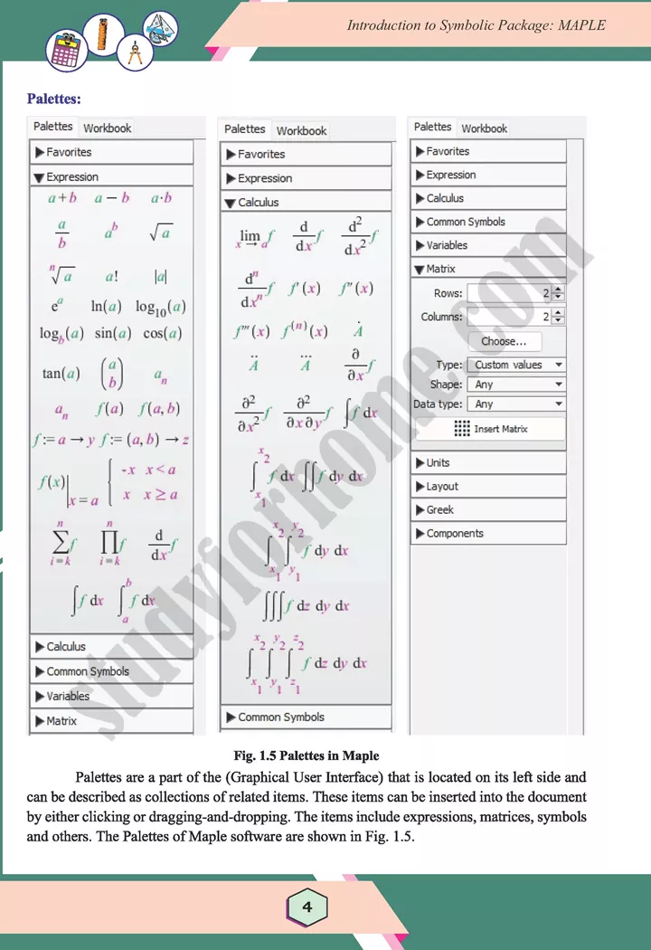 unit 1 introduction to symbolic package maple maths 12th 04