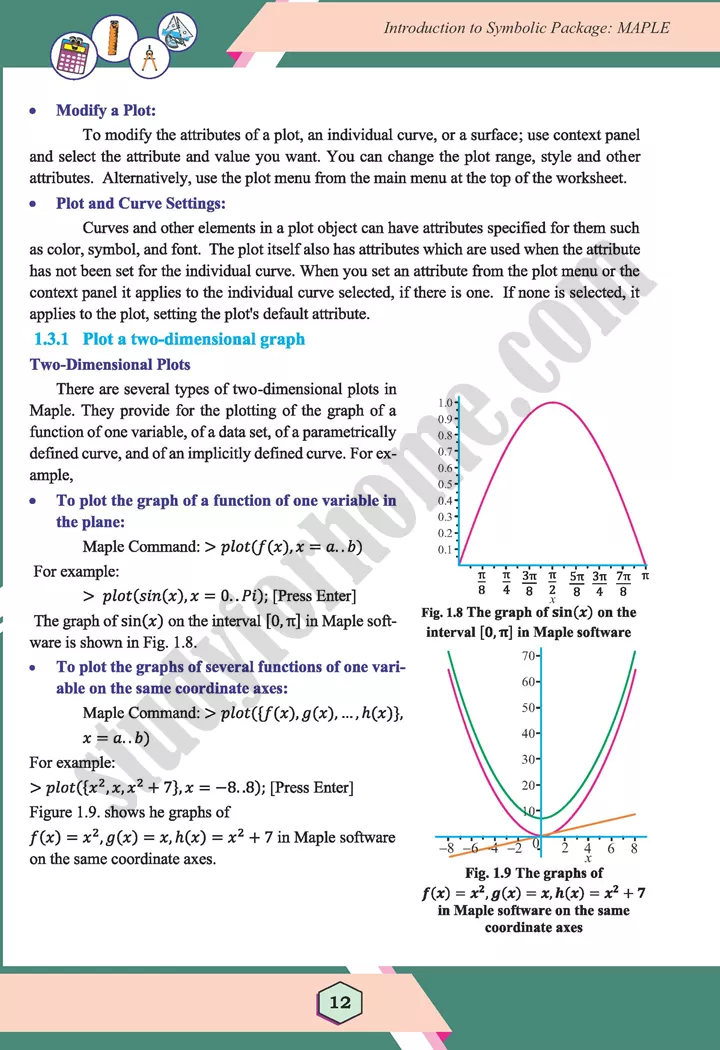 unit 1 introduction to symbolic package maple maths 12th 12