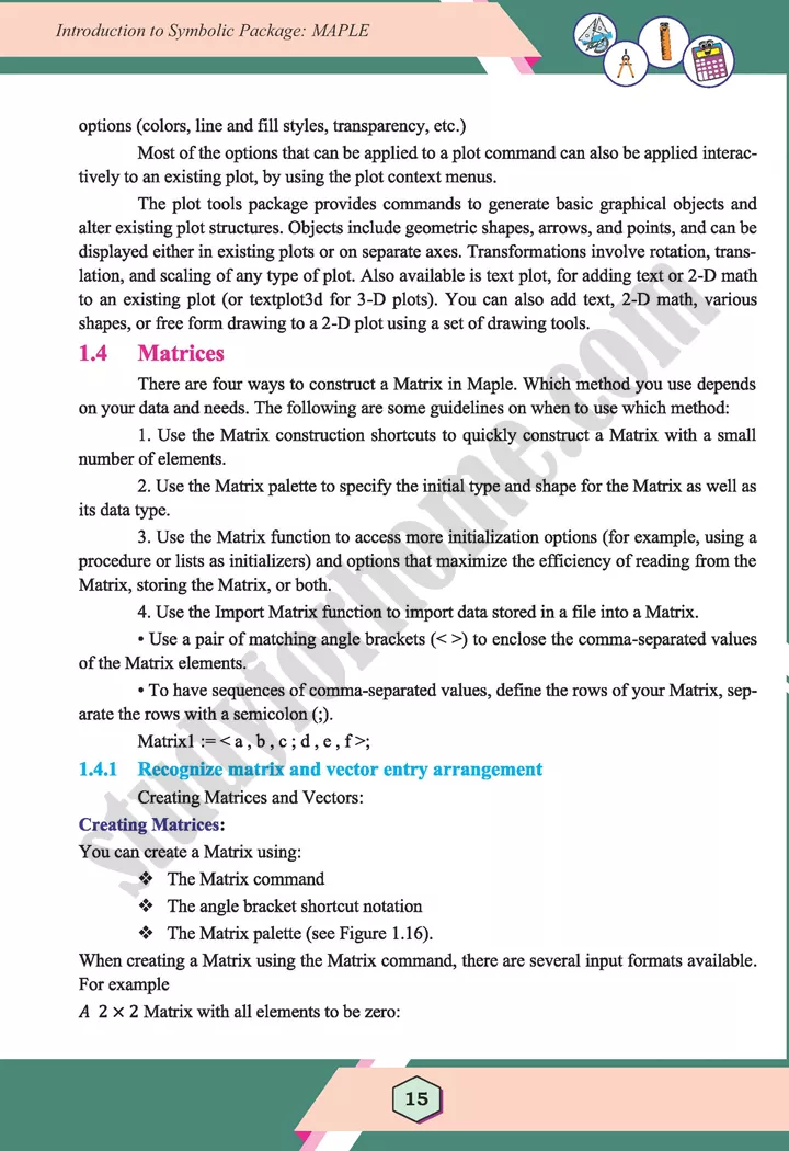 unit 1 introduction to symbolic package maple maths 12th 15