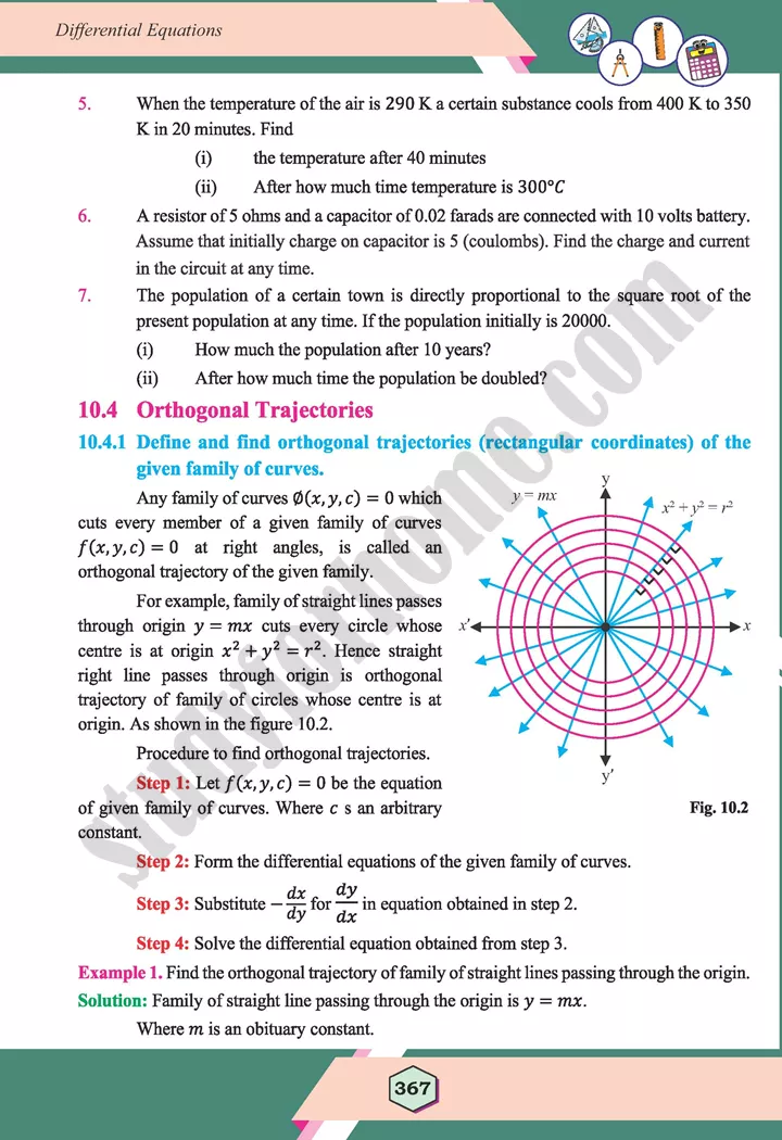 unit 10 differential equations maths 12th 17