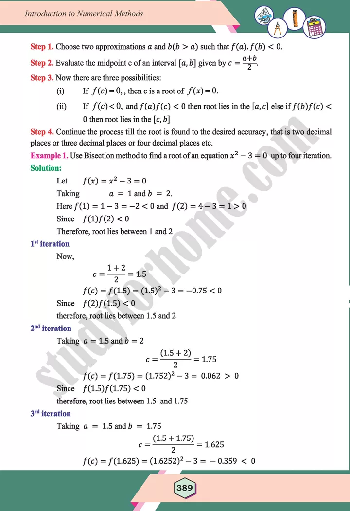 unit 12 introduction to numerical methods maths 12th 02