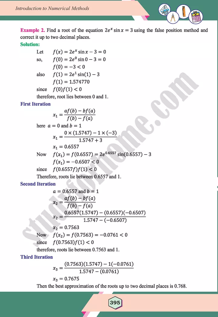 unit 12 introduction to numerical methods maths 12th 08