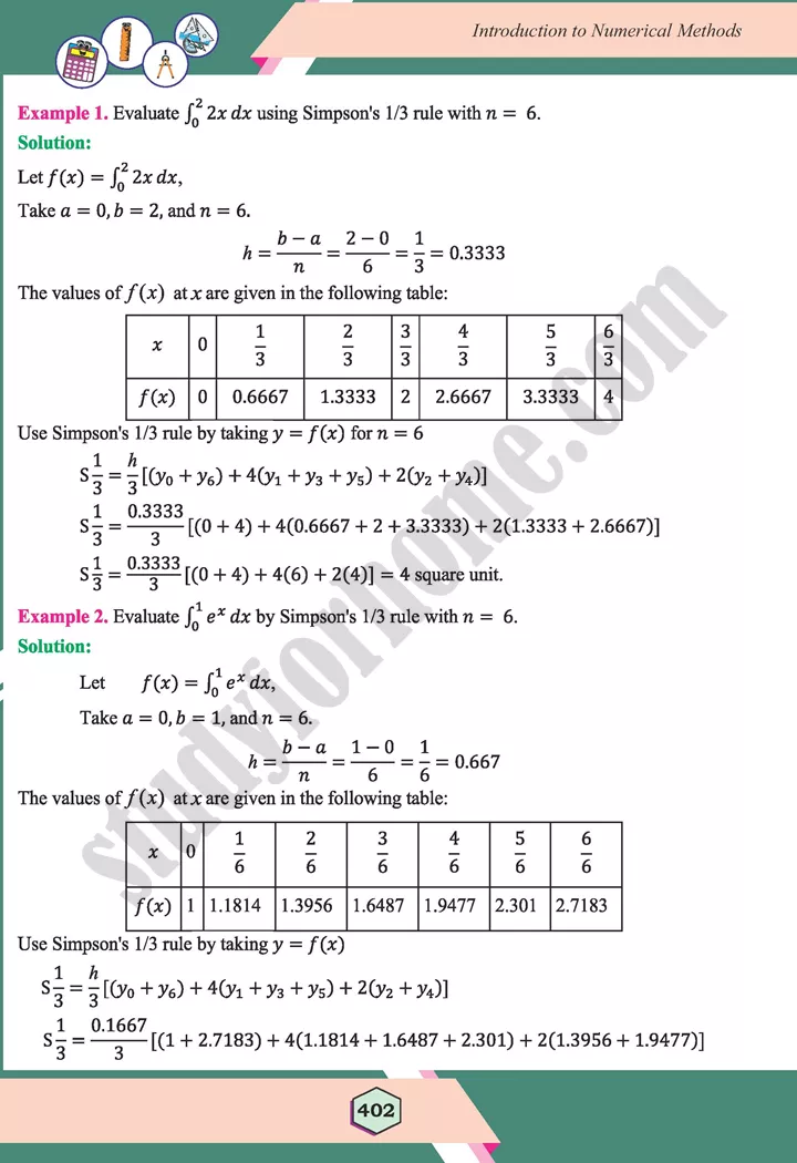 unit 12 introduction to numerical methods maths 12th 15