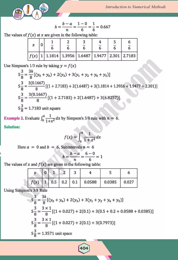 unit 12 introduction to numerical methods maths 12th 17