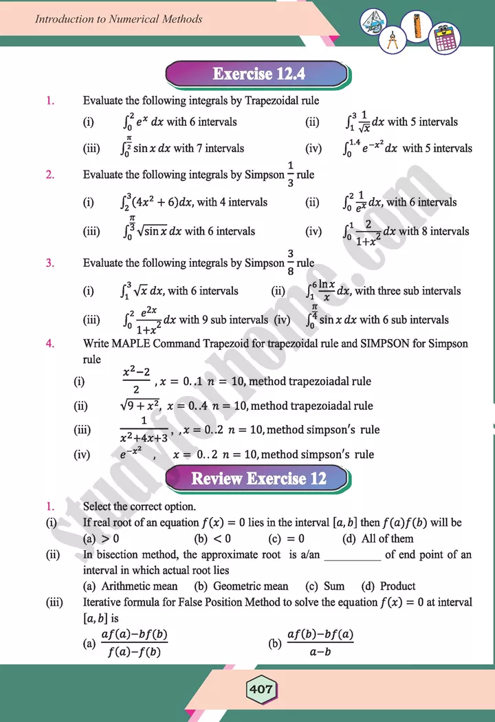 unit 12 introduction to numerical methods maths 12th 20