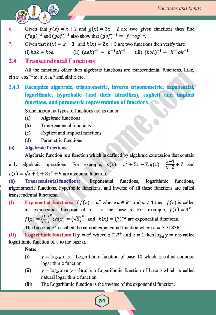 unit 2 functions and limits maths 12th 05