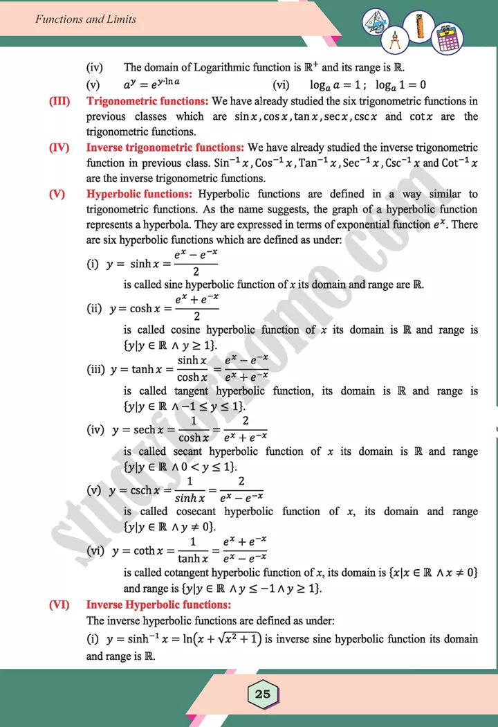 unit 2 functions and limits maths 12th 06