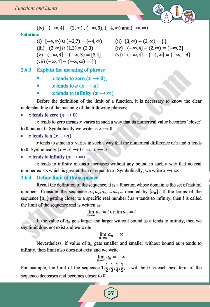 unit 2 functions and limits maths 12th 18