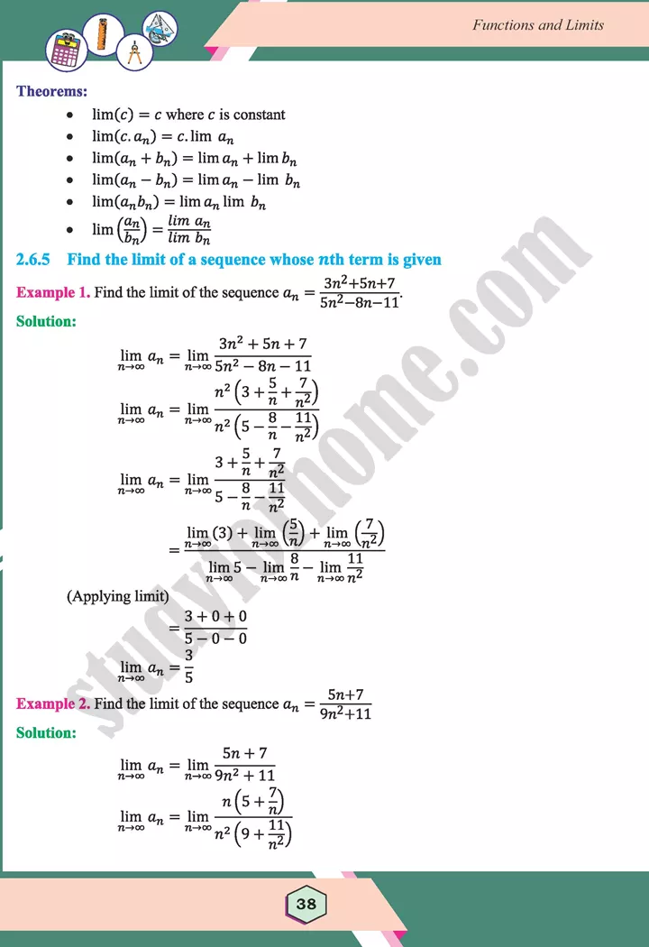 unit 2 functions and limits maths 12th 19