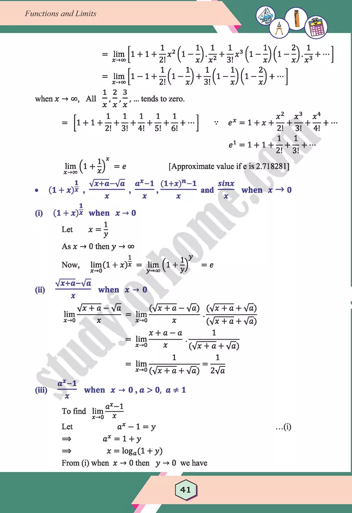 unit 2 functions and limits maths 12th 22