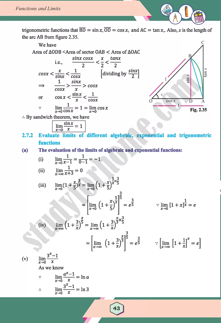 unit 2 functions and limits maths 12th 24