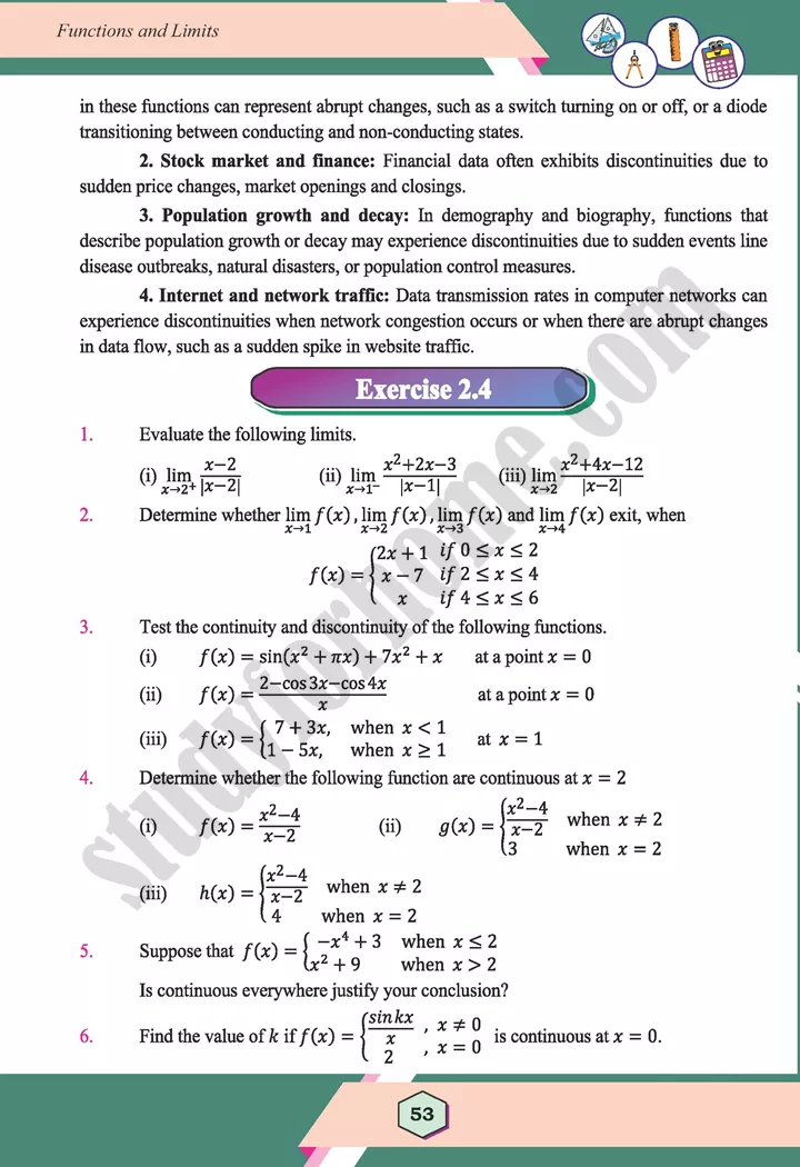 unit 2 functions and limits maths 12th 34