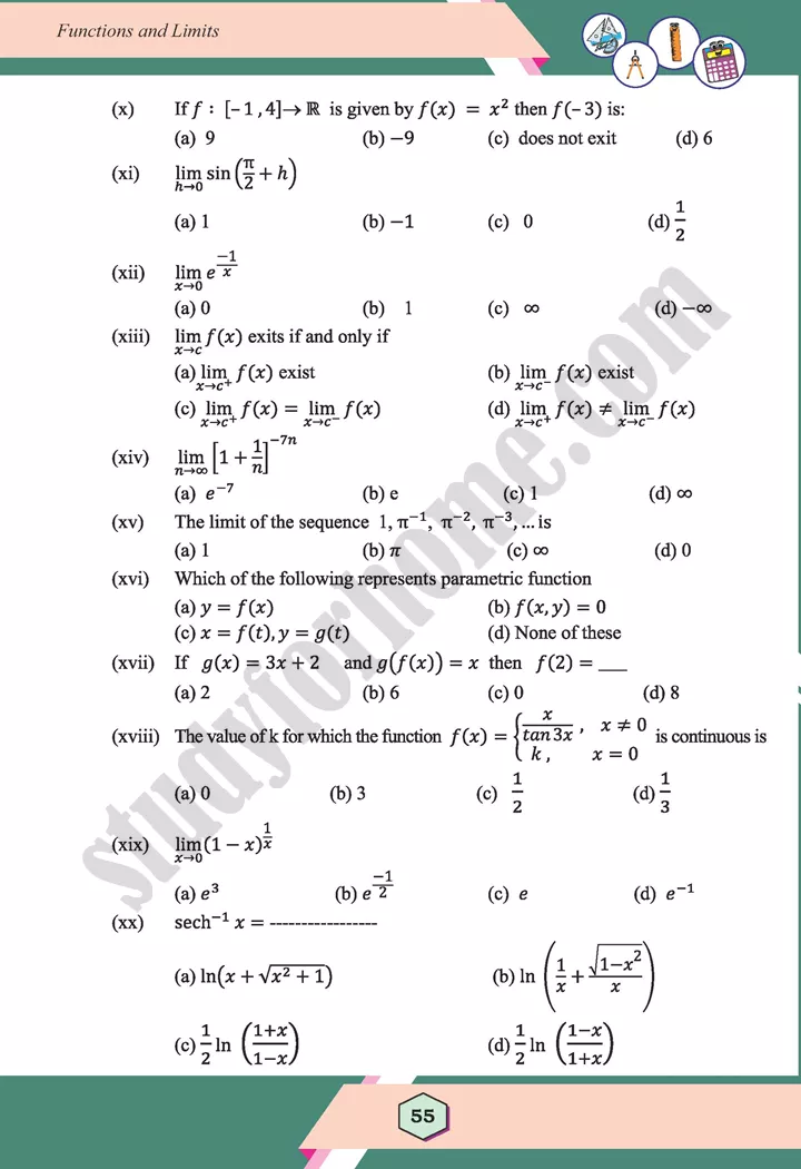 unit 2 functions and limits maths 12th 36