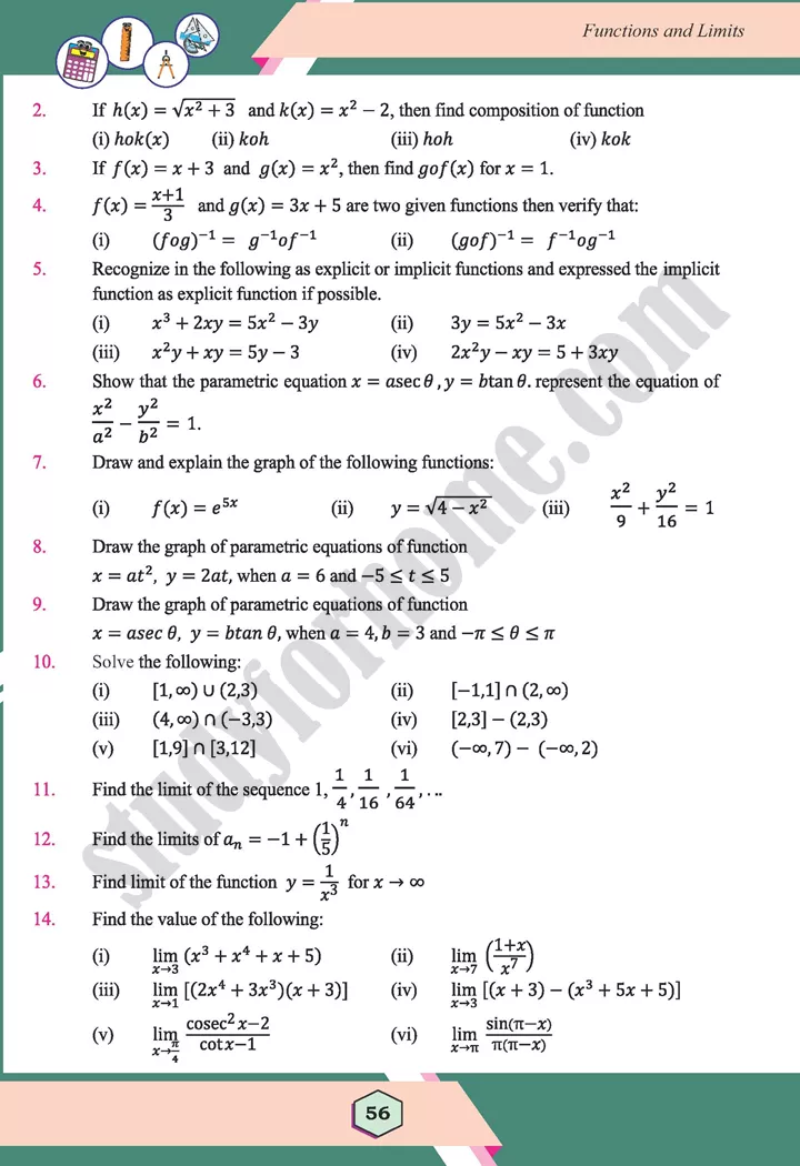 unit 2 functions and limits maths 12th 37