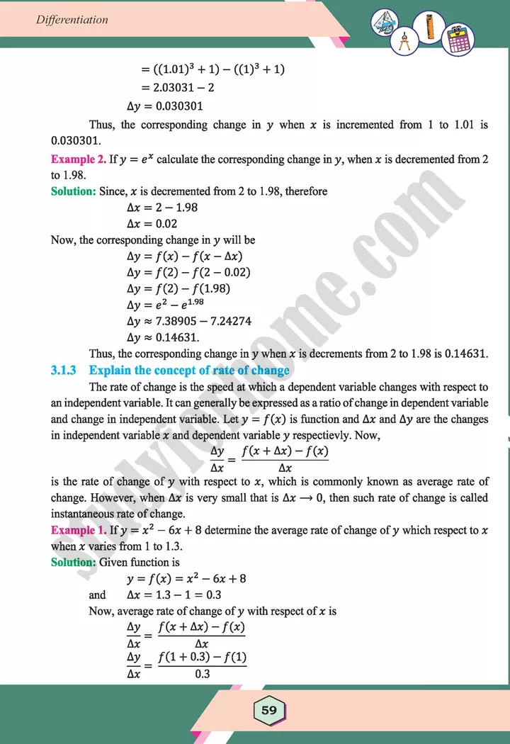 unit 3 differentiation maths 12th 02