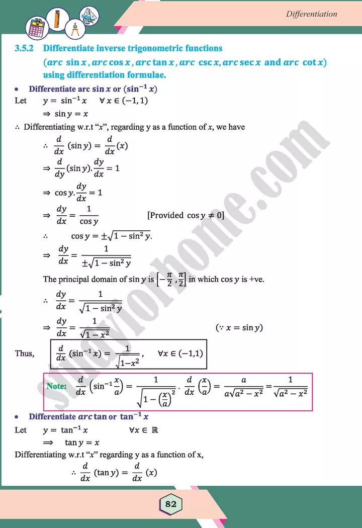 unit 3 differentiation maths 12th 25