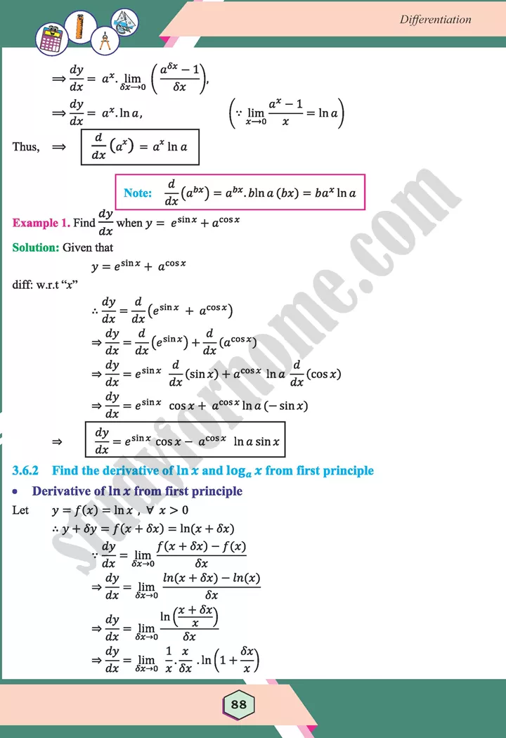 unit 3 differentiation maths 12th 31