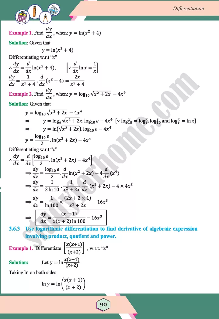 unit 3 differentiation maths 12th 33